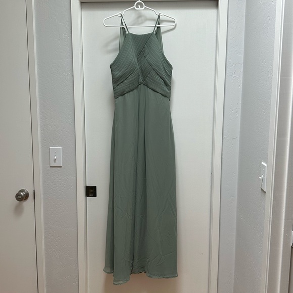 Kennedy Blue Milly bridesmaid dress in Moss color - Picture 7 of 8
